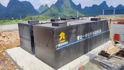 广西交科集团自主研发智能一体化污水处理设备，助力绿色环保新篇章